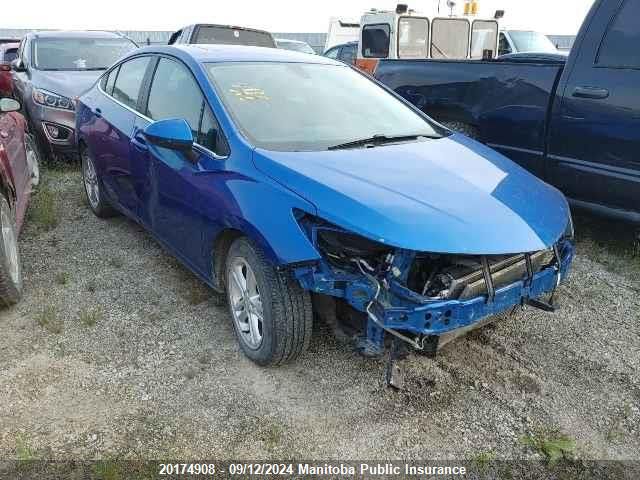 2017 Chevrolet Cruze Lt Turbo VIN: 3G1BE5SM2HS559747 Lot: 20174908