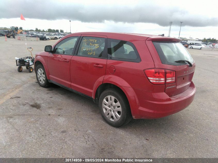 2015 Dodge Journey Cvp VIN: 3C4PDCAB9FT730313 Lot: 20174959