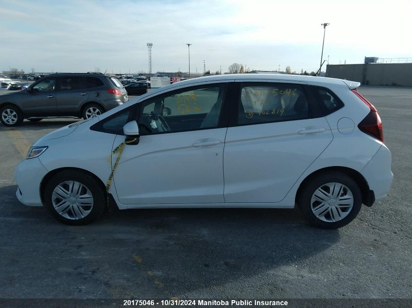 2019 Honda Fit Lx VIN: 3HGGK5H54KM102814 Lot: 20175046