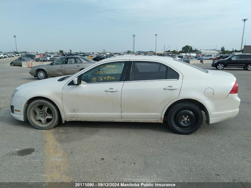 2010 Ford Fusion Se VIN: 3FAHP0HA9AR250940 Lot: 20175090