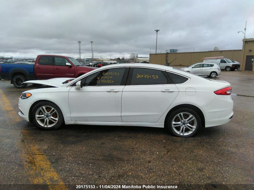 2018 Ford Fusion Se VIN: 3FA6P0HD7JR250680 Lot: 20175153