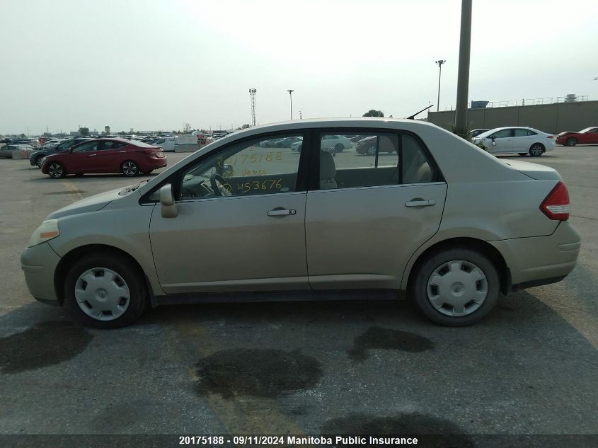 2007 Nissan Versa 1.8 S VIN: 3N1BC11E77L453676 Lot: 20175188