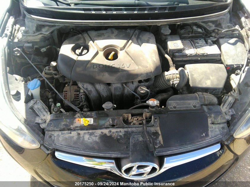 2014 Hyundai Elantra Gl VIN: 5NPDH4AE3EH490956 Lot: 20175250