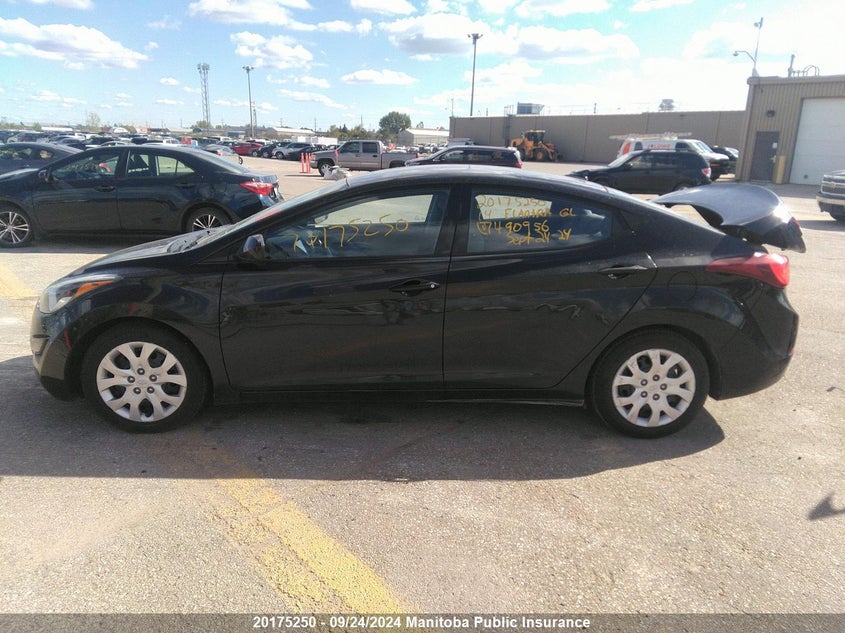2014 Hyundai Elantra Gl VIN: 5NPDH4AE3EH490956 Lot: 20175250