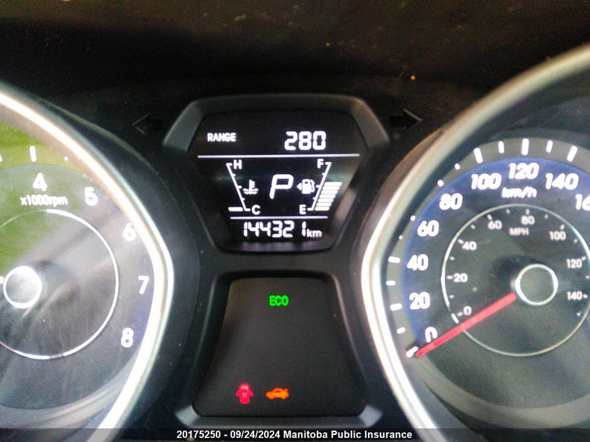 2014 Hyundai Elantra Gl VIN: 5NPDH4AE3EH490956 Lot: 20175250