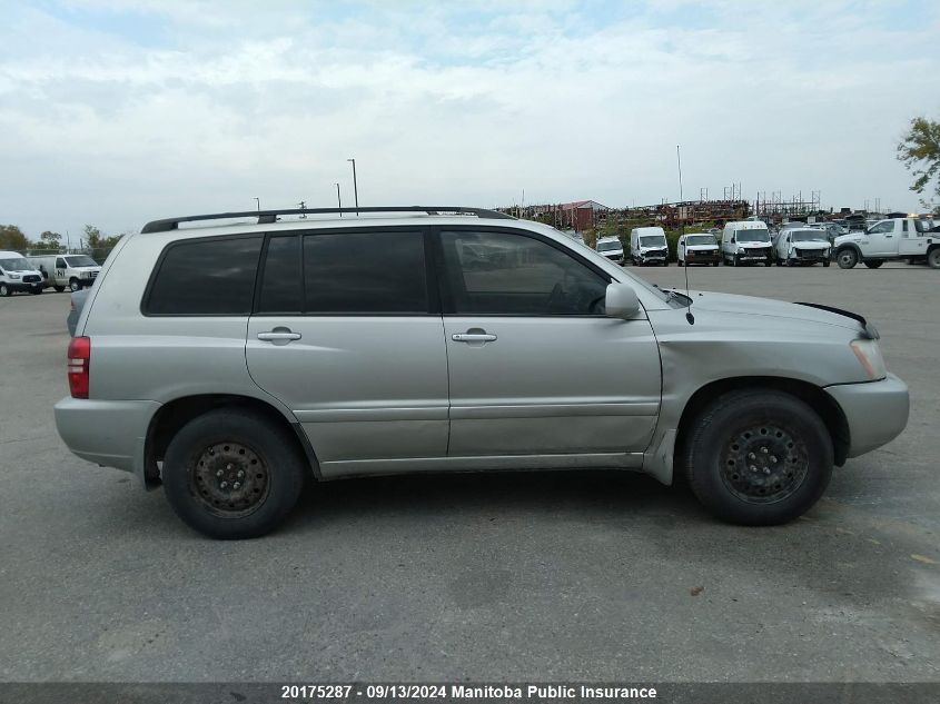 2003 Toyota Highlander V6 VIN: JTEHF21A530110787 Lot: 20175287