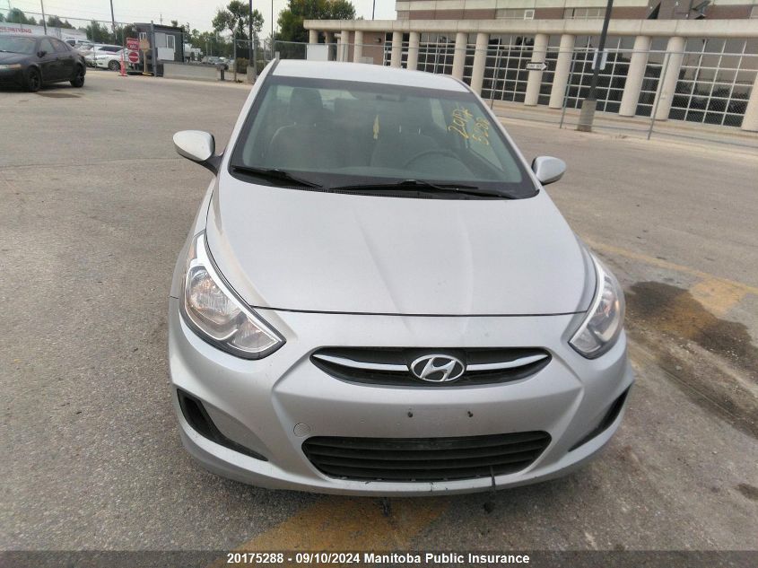 2016 Hyundai Accent Gl VIN: KMHCT4AE6GU165992 Lot: 20175288