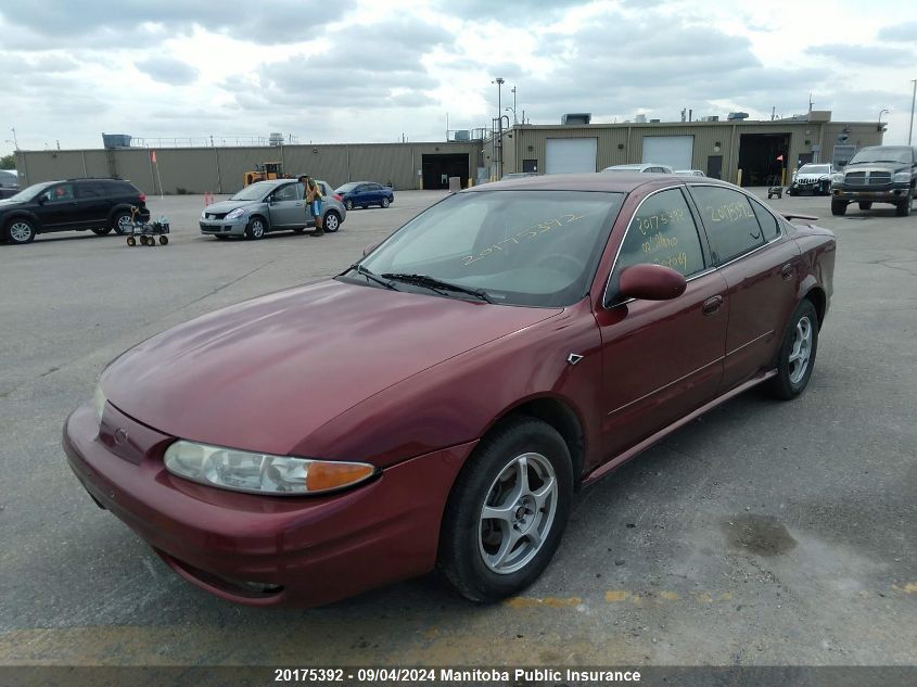 2002 Oldsmobile Alero Gl VIN: 1G3NL52E82C202069 Lot: 20175392