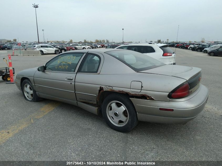 1999 Chevrolet Monte Carlo VIN: 2G1WX12K1X9148872 Lot: 20175643