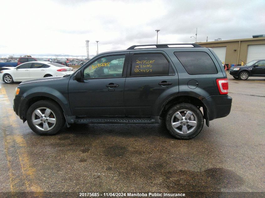 2009 Ford Escape Limited V6 VIN: 1FMCU93G09KC44517 Lot: 20175685