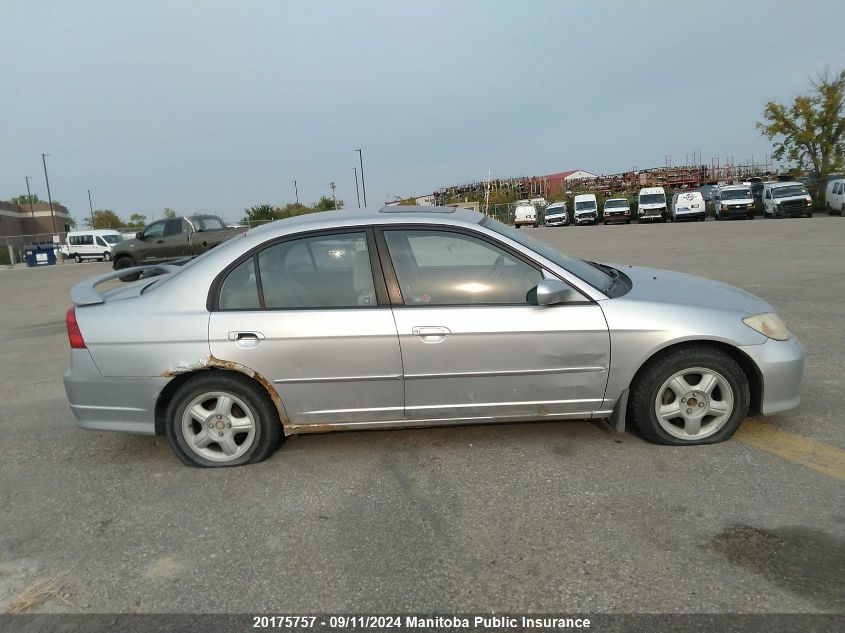 2004 Honda Civic Si VIN: 2HGES15844H906272 Lot: 20175757