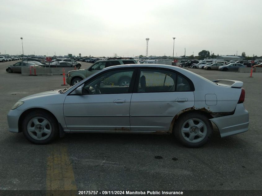 2004 Honda Civic Si VIN: 2HGES15844H906272 Lot: 20175757