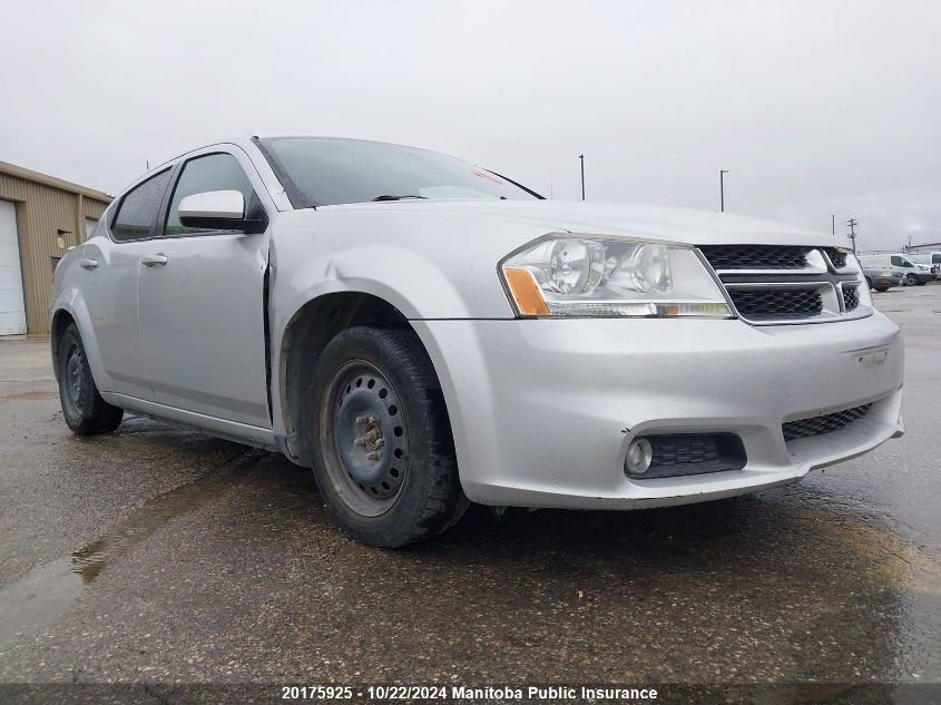 2012 Dodge Avenger Sxt VIN: 1C3CDZCB5CN187539 Lot: 20175925