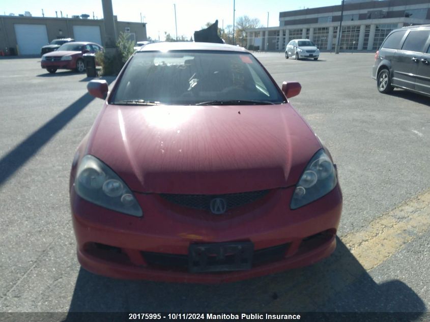 2005 Acura Rsx Type S VIN: JH4DC53035S015572 Lot: 20175995