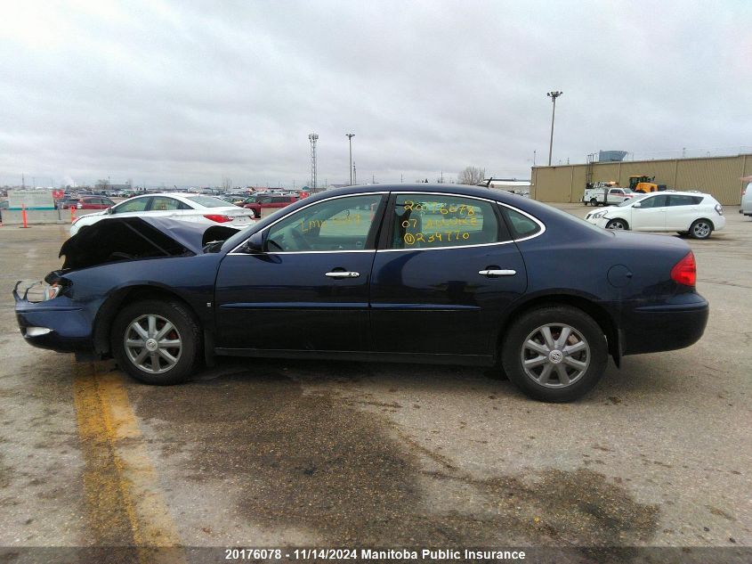 2007 Buick Allure Cx VIN: 2G4WF582371234770 Lot: 20176078