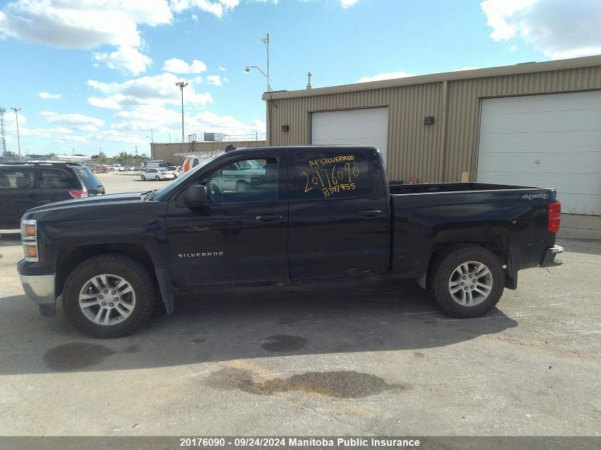 2014 Chevrolet Silverado 1500 Lt Crew Cab VIN: 3GCUKREH2EG397955 Lot: 20176090