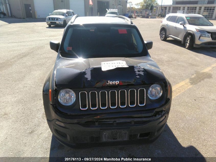 2015 Jeep Renegade North VIN: ZACCJAAT2FPC41277 Lot: 20176113