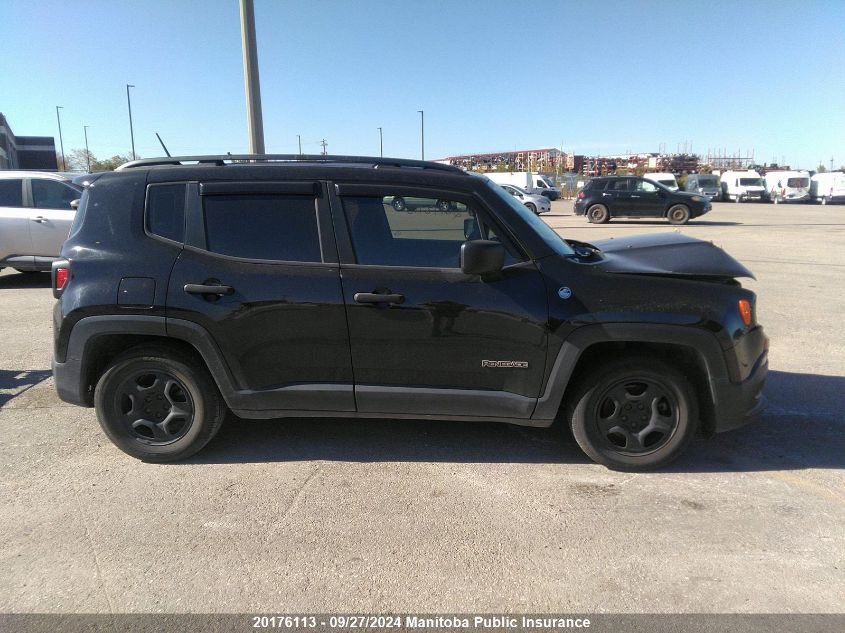 2015 Jeep Renegade North VIN: ZACCJAAT2FPC41277 Lot: 20176113