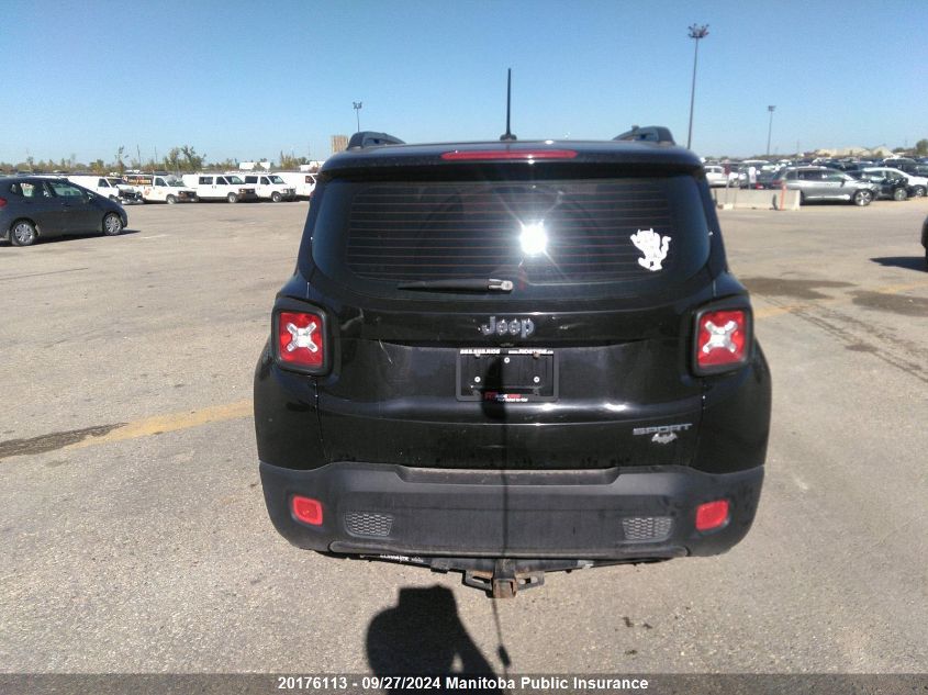 2015 Jeep Renegade North VIN: ZACCJAAT2FPC41277 Lot: 20176113