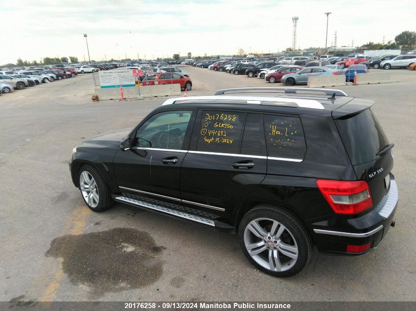 2010 Mercedes Benz Glk350 VIN: WDCGG8HBXAF491832 Lot: 20176258