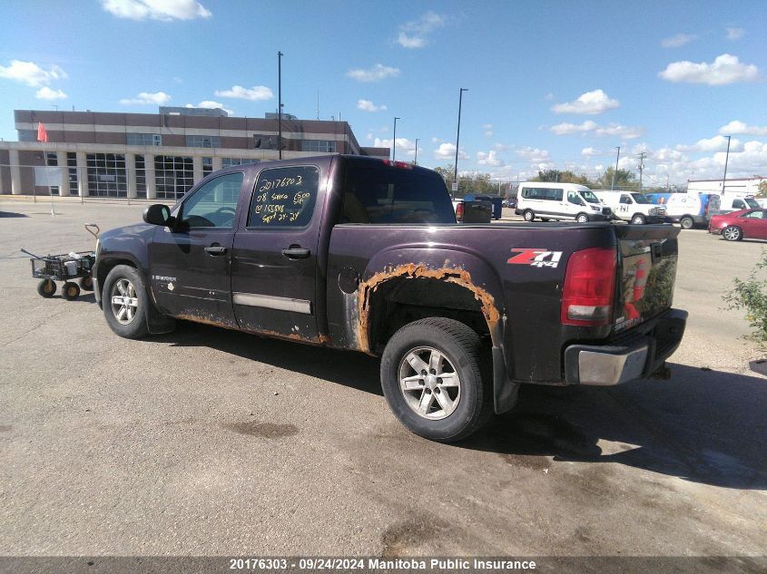 2008 GMC Sierra 1500 Sle Crew Cab VIN: 2GTEK13M481155848 Lot: 20176303