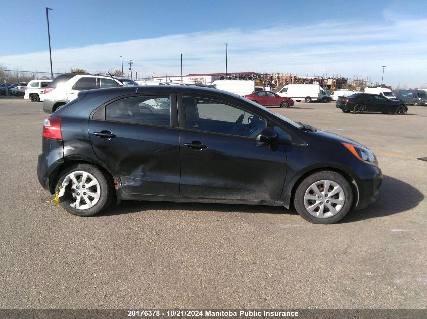 2014 Kia Rio 5 Lx VIN: KNADM5A39E6928175 Lot: 20176378