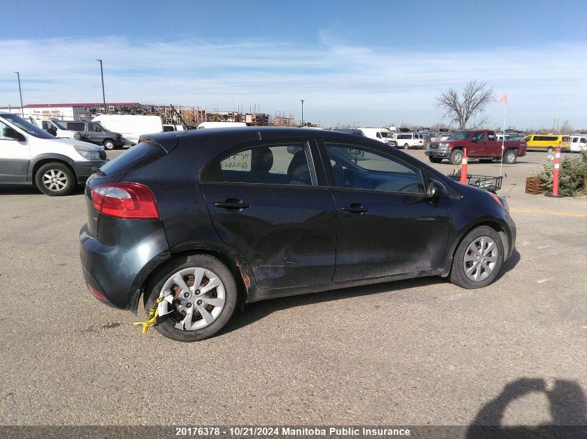 2014 Kia Rio 5 Lx VIN: KNADM5A39E6928175 Lot: 20176378