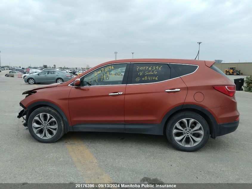 2013 Hyundai Santa Fe 2.0T VIN: 5XYZUDLA6DG084106 Lot: 20176396