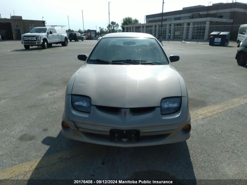 2000 Pontiac Sunfire Se VIN: 1G2JB5247Y7343844 Lot: 20176408