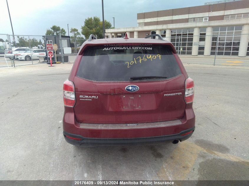 2016 Subaru Forester 2.5I VIN: JF2SJCXC6GH495700 Lot: 20176409