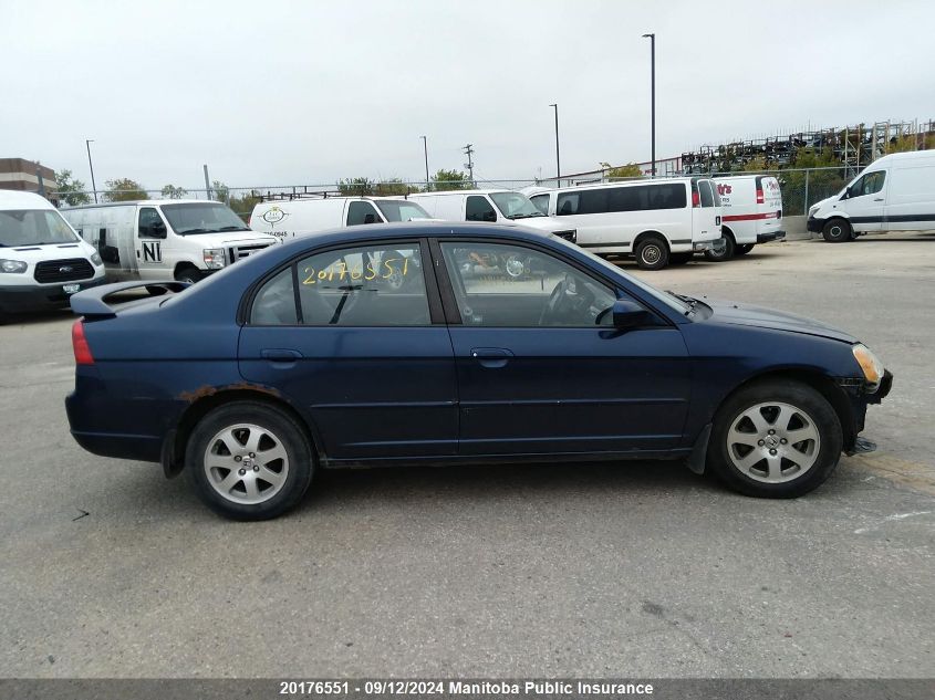 2003 Honda Civic Sport VIN: 2HGES16833H919494 Lot: 20176551