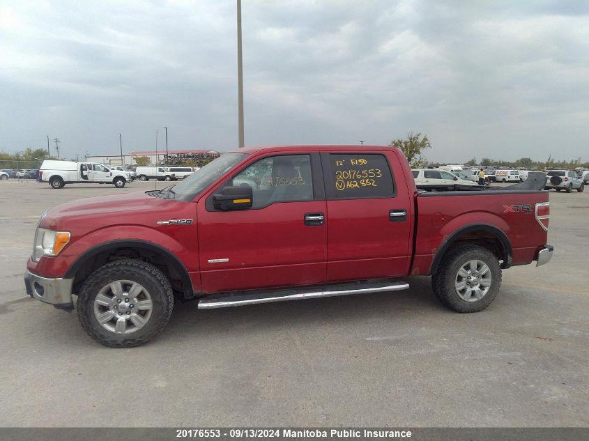 2012 Ford F150 Xlt Supercrew VIN: 1FTFW1ET1CFA62882 Lot: 20176553