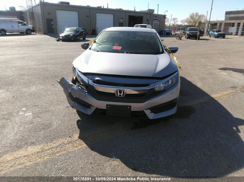 2HGFC2F55JH017620 2018 Honda Civic Lx