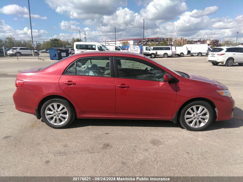 2009 Toyota Corolla Le VIN: 2T1BU40E99C001246 Lot: 20176621