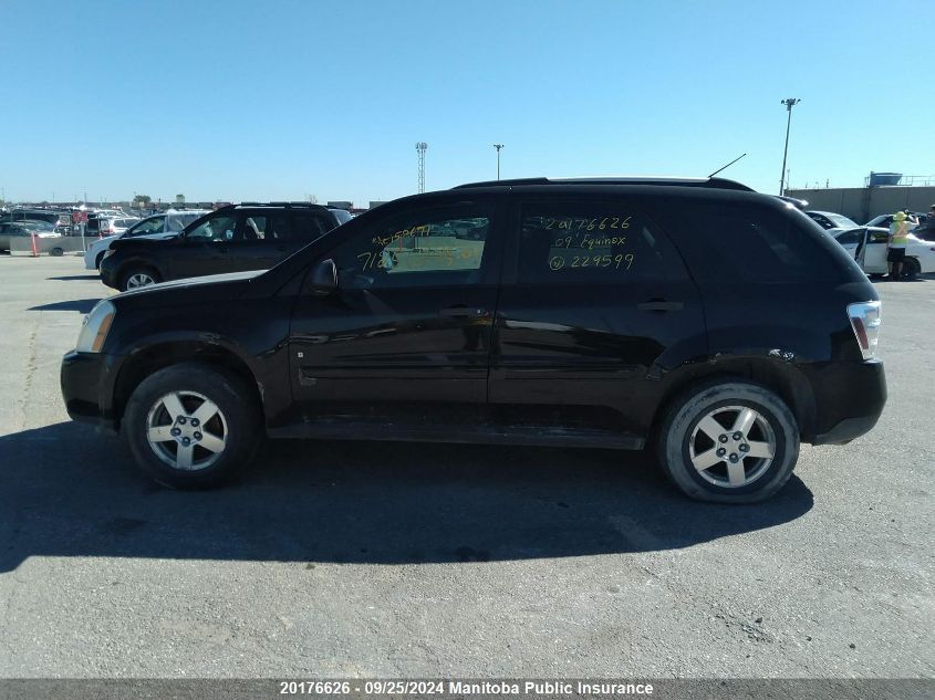 2009 Chevrolet Equinox Ls V6 VIN: 2CNDL23F796229599 Lot: 20176626