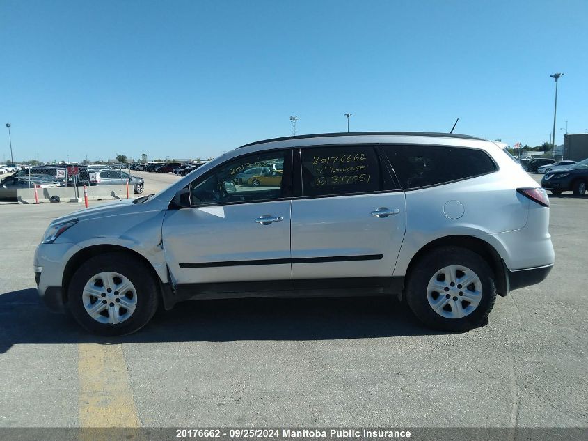 2017 Chevrolet Traverse Ls VIN: 1GNKRFED4HJ347051 Lot: 20176662