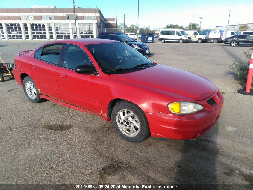 2004 Pontiac Grand Am Se1 VIN: 1G2NF52E24M621821 Lot: 20176693