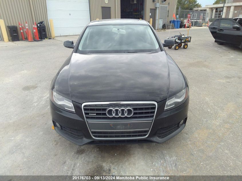 2012 Audi A4 2.0T Quattro VIN: WAUDFCFL8CA117825 Lot: 20176703