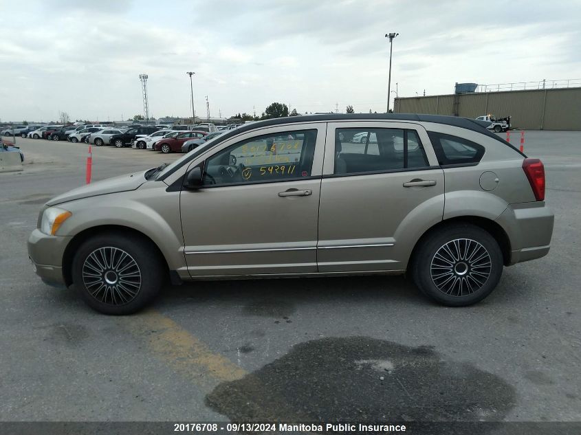 2010 Dodge Caliber Sxt VIN: 1B3CB4HAXAD542911 Lot: 20176708