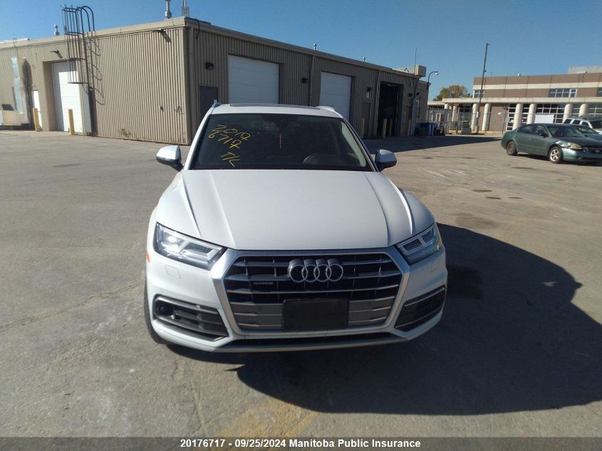 2020 Audi Q5 Progressiv 45 2.0 Tfsi VIN: WA1BNAFYXL2038383 Lot: 20176717