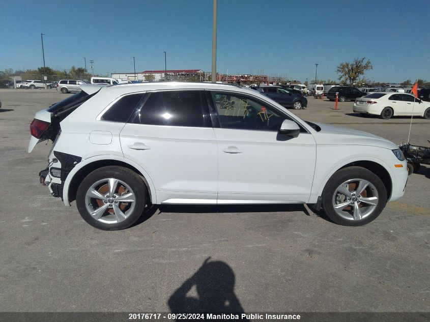 2020 Audi Q5 Progressiv 45 2.0 Tfsi VIN: WA1BNAFYXL2038383 Lot: 20176717