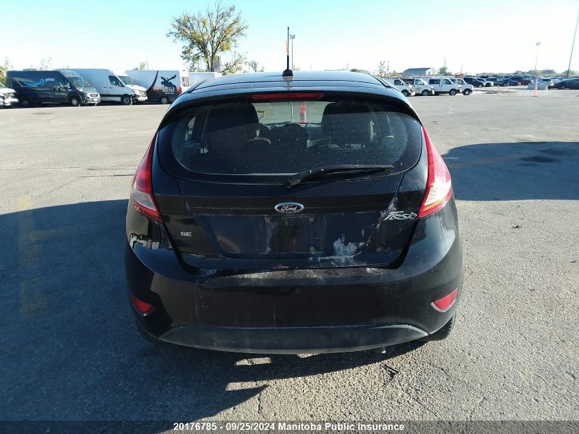 2013 Ford Fiesta Se VIN: 3FADP4EJ8DM106291 Lot: 20176785