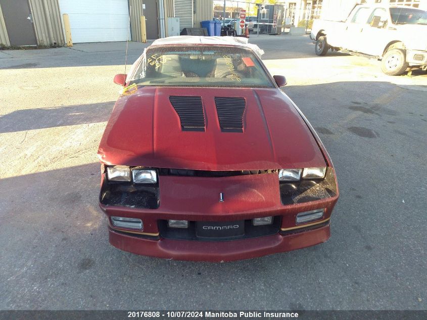 1989 Chevrolet Camaro Iroc-Z VIN: 1G1FP21F6KL106810 Lot: 20176808