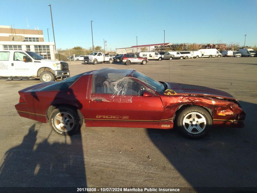 1989 Chevrolet Camaro Iroc-Z VIN: 1G1FP21F6KL106810 Lot: 20176808