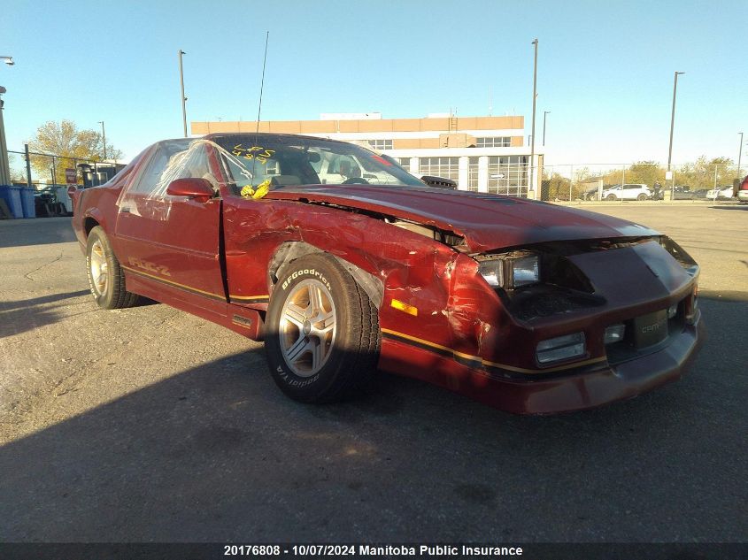 1989 Chevrolet Camaro Iroc-Z VIN: 1G1FP21F6KL106810 Lot: 20176808