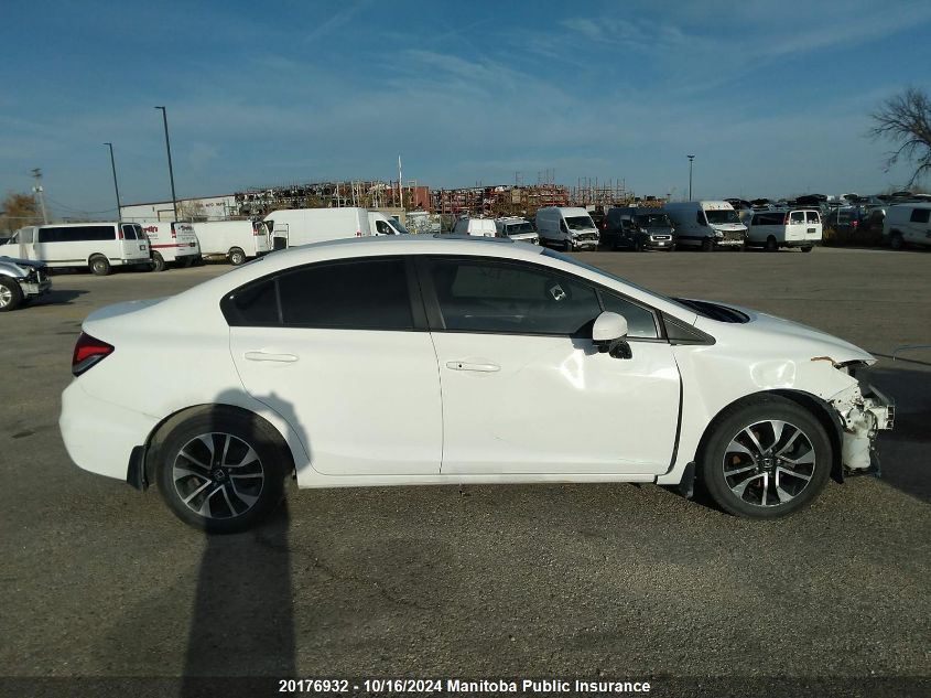 2015 Honda Civic Lx VIN: 2HGFB2F54FH004237 Lot: 20176932