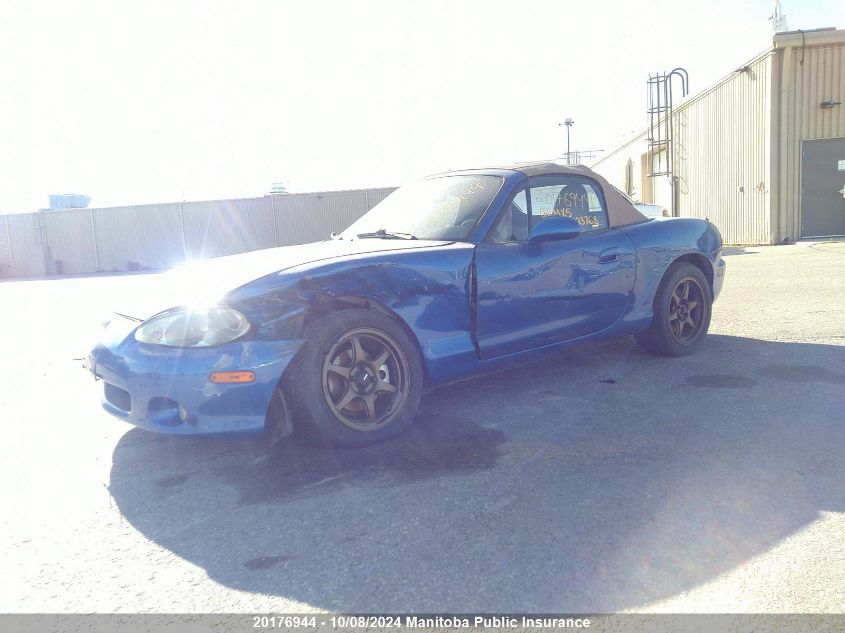 2002 Mazda Mx5 Miata VIN: JM1NB353320223768 Lot: 20176944