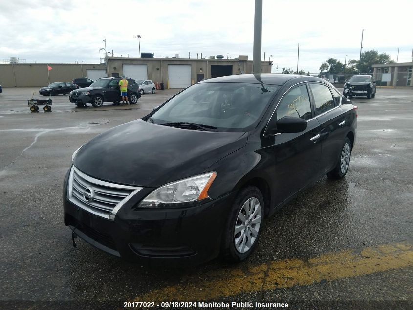 2015 Nissan Sentra 1.8 Sl VIN: 3N1AB7AP2FL652393 Lot: 20177022