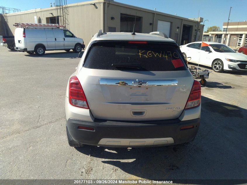 2014 Chevrolet Trax Ltz VIN: 3GNCJSSBXEL181128 Lot: 20177103