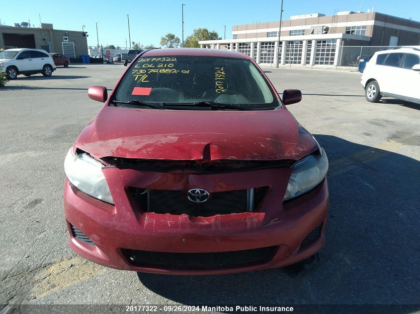 2010 Toyota Corolla Ce VIN: 2T1BU4EE1AC291494 Lot: 20177322